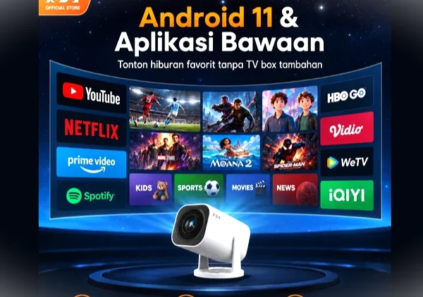 5 Proyektor Mini Murah di Bawah 1 Juta Buat Nobar Piala Dunia 2026