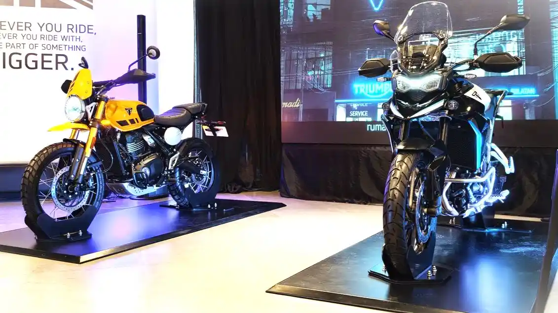 Triumph Luncurkan Scrambler 400 XC dan Tiger 900 Alpine Edition