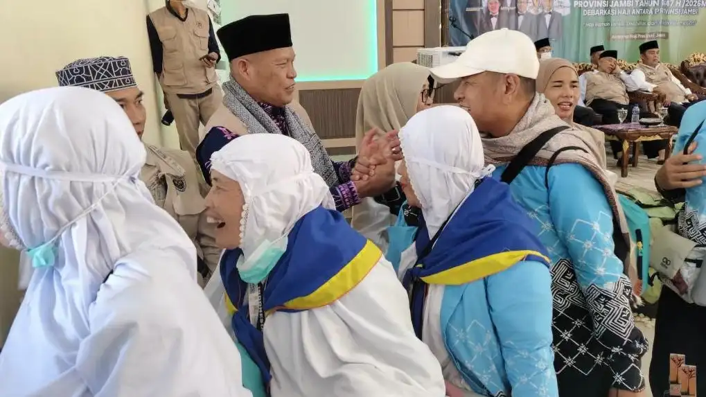 Kepulangan 128 Jemaah Haji Asal Sungai Penuh