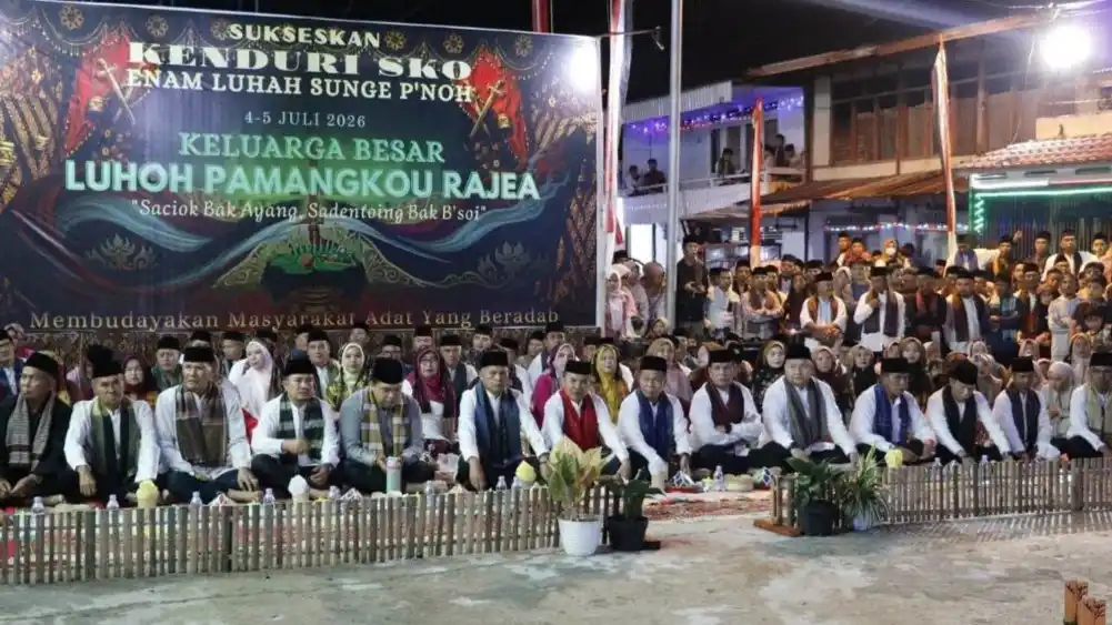 Kemeriahan Malam Puncak Luhah Pamangkou Rajea di Sungai Penuh