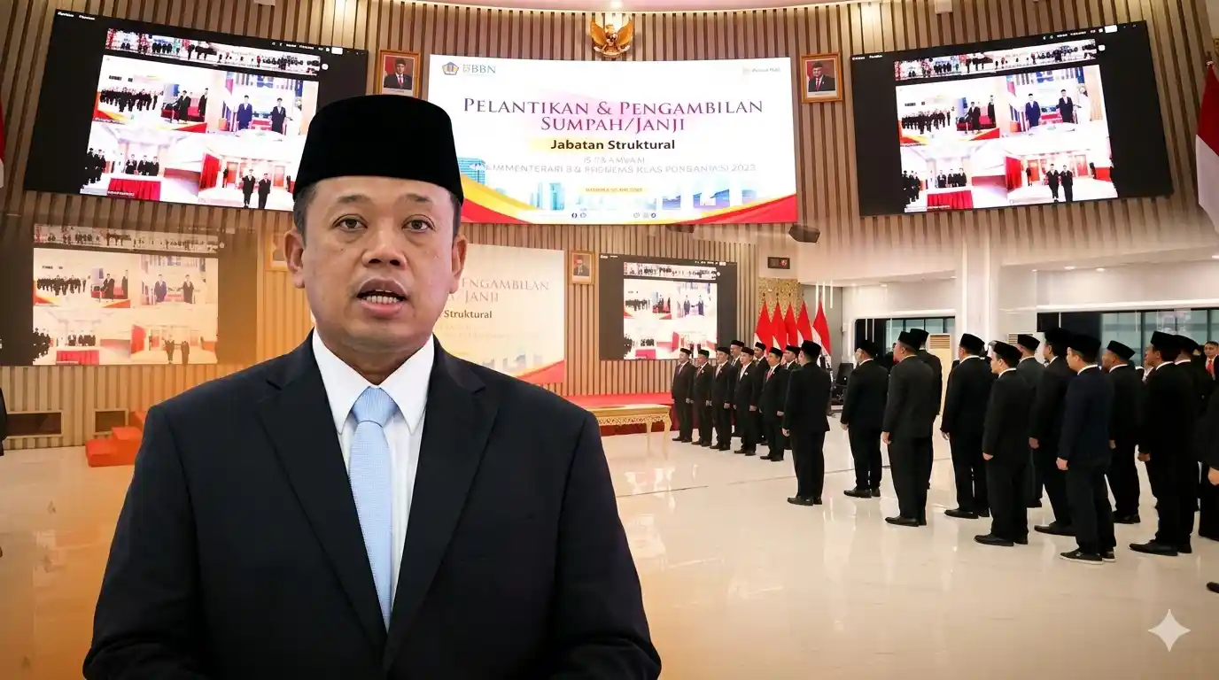 Menteri Nusron Lantik 130 Pejabat ATR/BPN