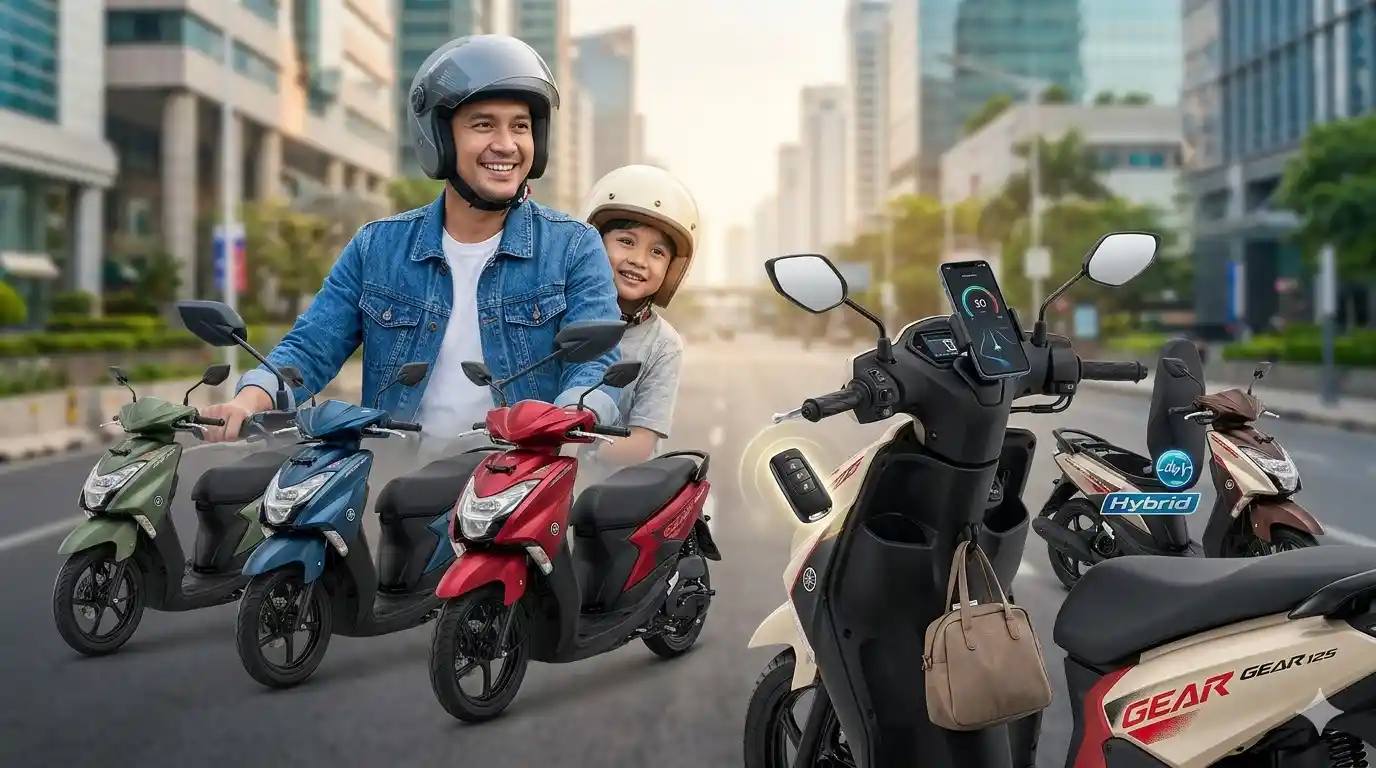 Update Harga Yamaha Gear 125 Juni 2026: Skutik Hybrid Canggih Mulai 19 Jutaan