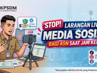 ASN Sungai Penuh Dilarang Live Medsos Saat Jam Kerja, Ini Sanksinya