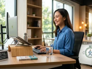 Tetap Bugar Kerja Depan Laptop: 7 Tips Sehat untuk Pekerja Kantoran