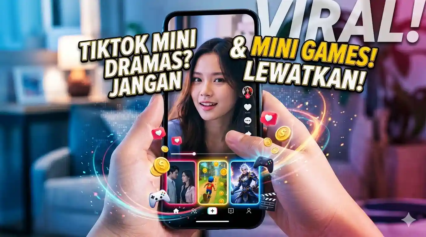 TikTok Rilis Fitur Mini Dramas & Mini Games