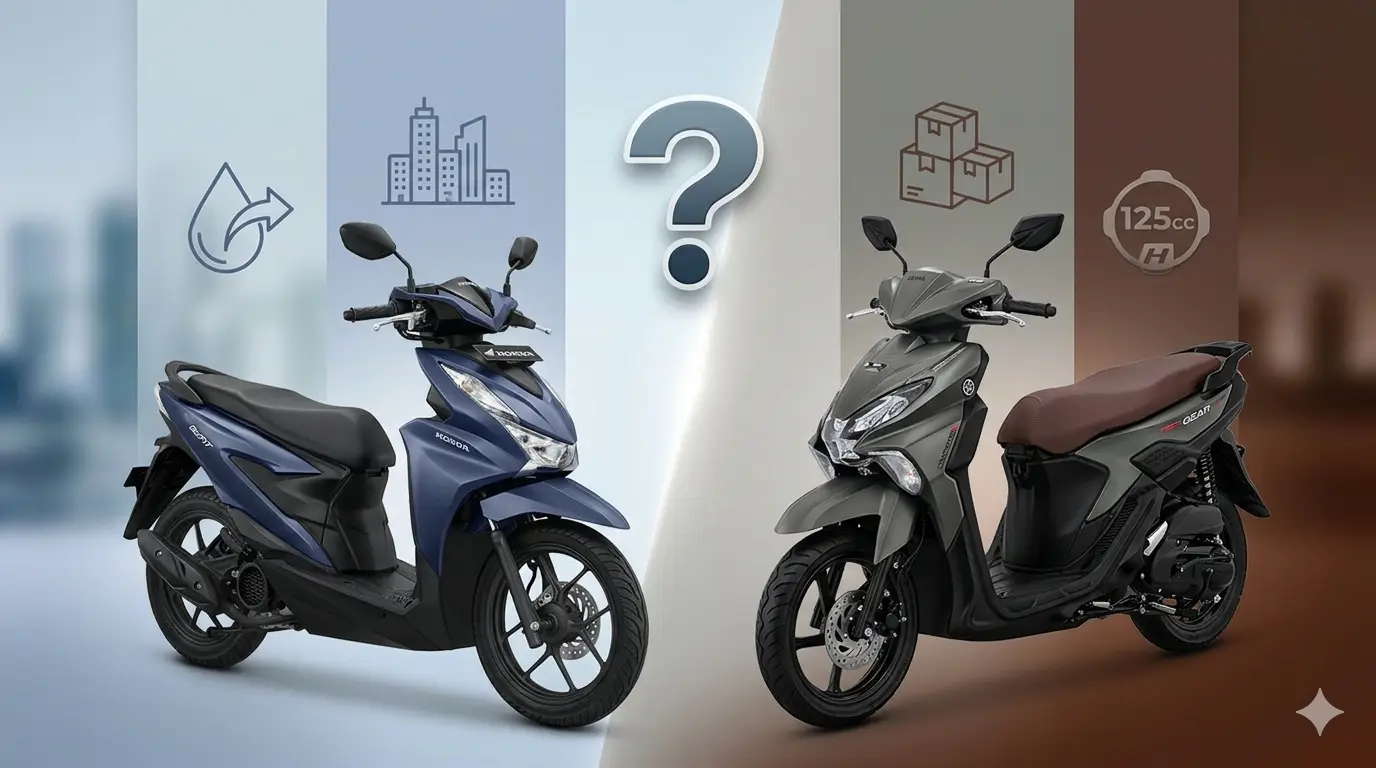 Harga Honda BeAT dan Yamaha Gear 125 Juni 2026