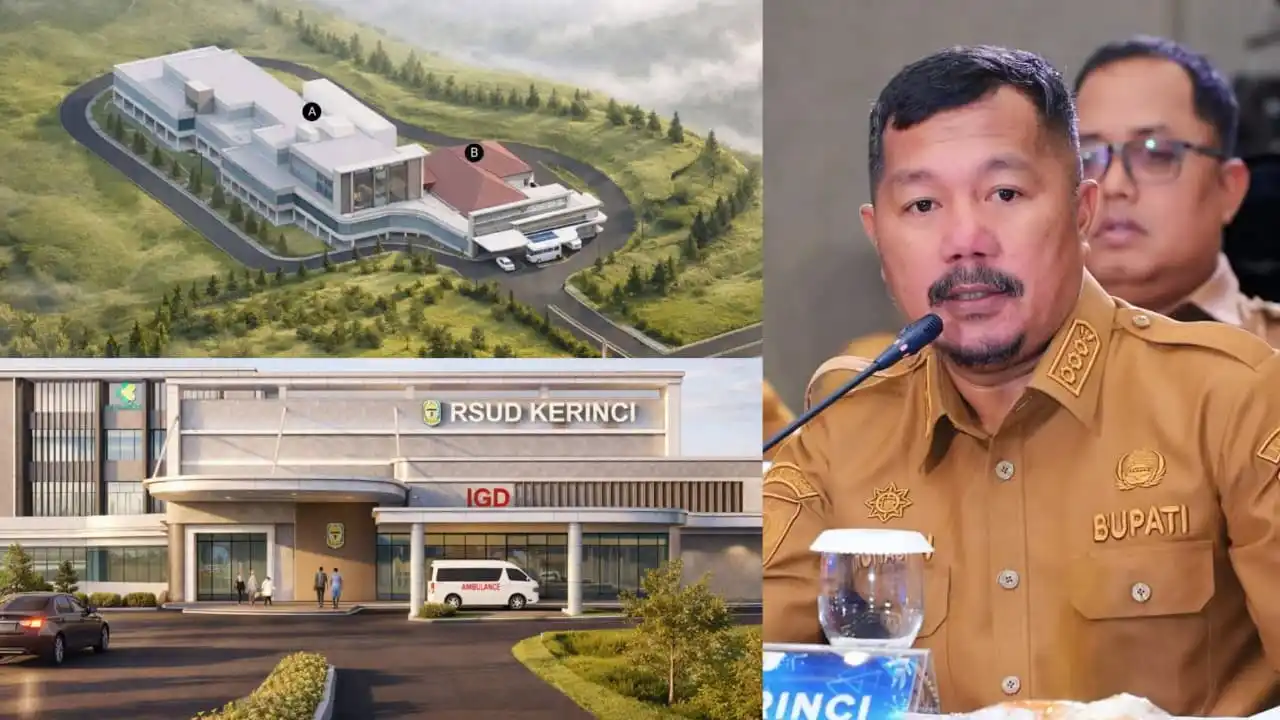 Bupati Monadi Pastikan RSUD Kerinci Rp137,5 Miliar Segera Dibangun