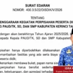 Hapus Budaya Mewah! Pemkab Kerinci Instruksikan Perpisahan Sekolah Sederhana dan Hemat