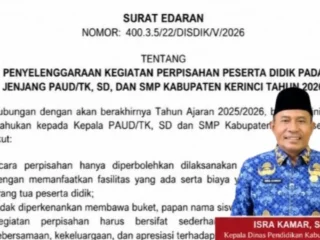 Hapus Budaya Mewah! Pemkab Kerinci Instruksikan Perpisahan Sekolah Sederhana dan Hemat