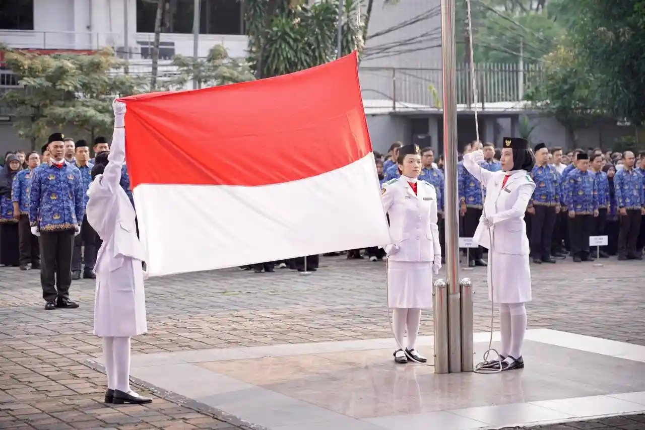 Kementerian ATR/BPN Laksanakan Upacara Hari Lahir Pancasila