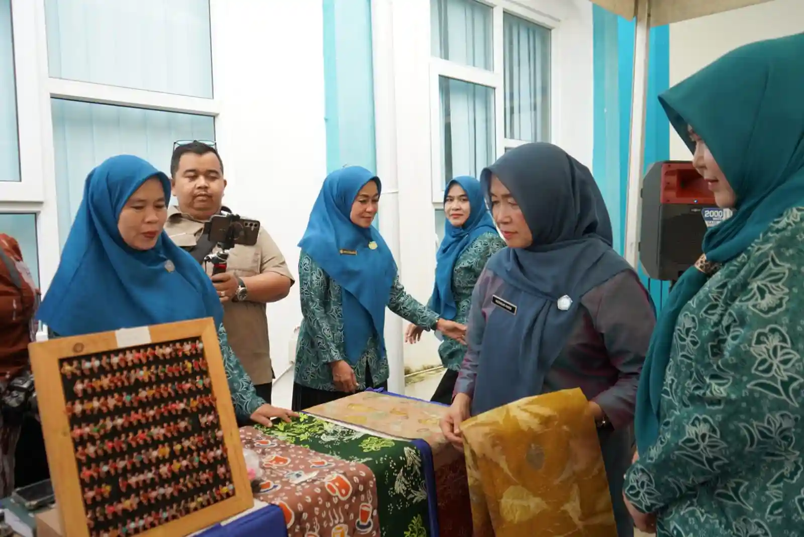 Hesti Haris Kagumi Produk Lokal Tanjabbar