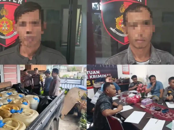 Modus Barcode UMKM Palsu, Dua Pria di Sungai Penuh Timbun 59 Jerigen Solar