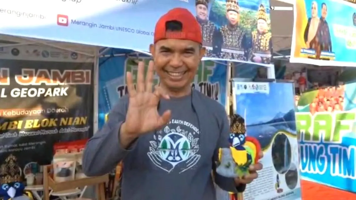 Kurau: Maskot Unik Geopark Merangin Jambi yang Mendunia