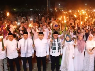 Ketua DPRD Hutri Randa Hadiri Pawai Obor Sambut Tahun Baru Islam 1 Muharram 1448 H