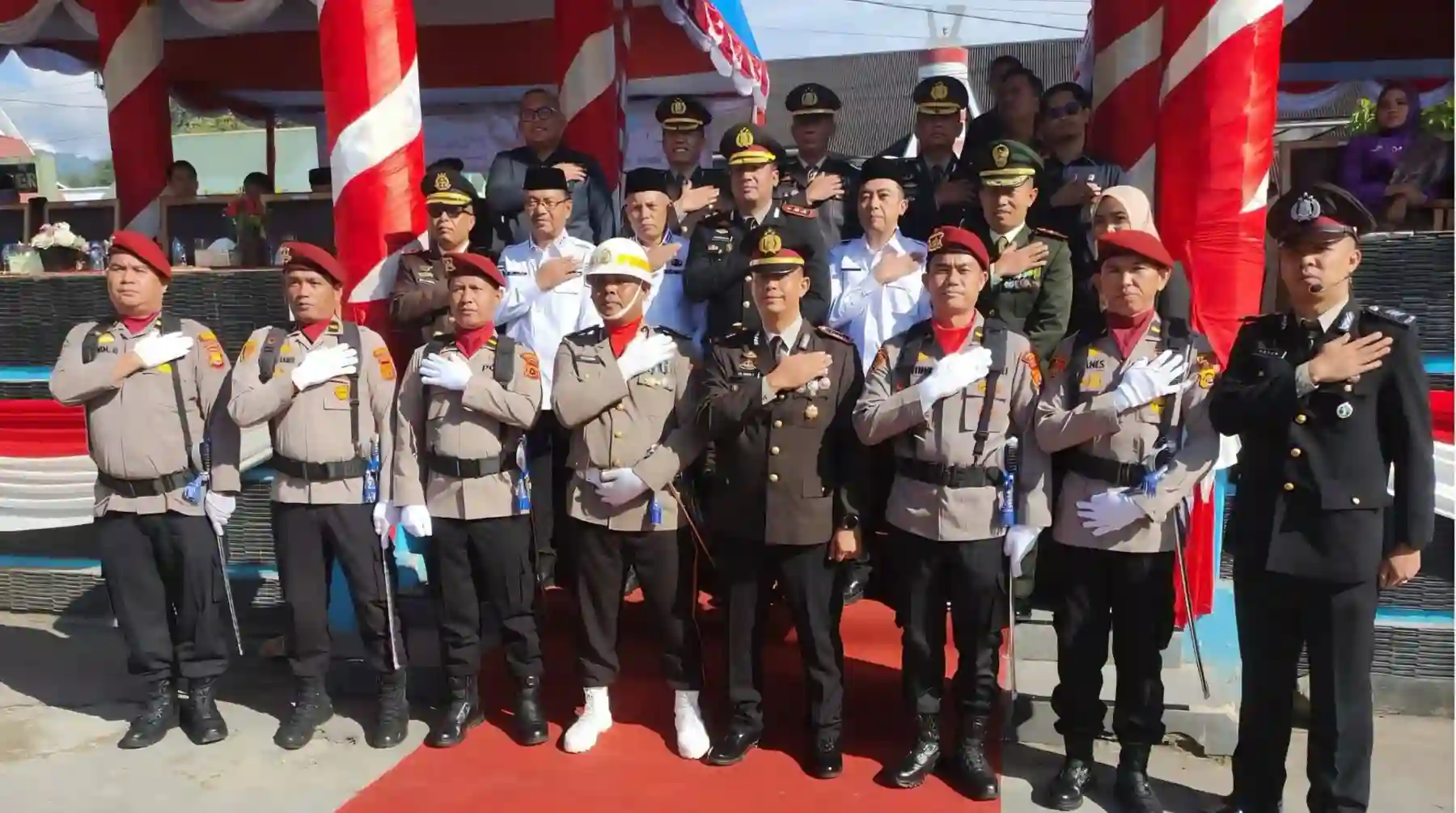 Polres Kerinci Gelar Upacara Peringatan Hari Bhayangkara ke-80