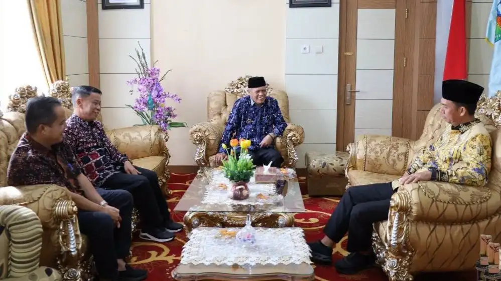 Wawako Azhar Hamzah Sambut Kunjungan Silaturahmi Wakil Bupati Mukomuko
