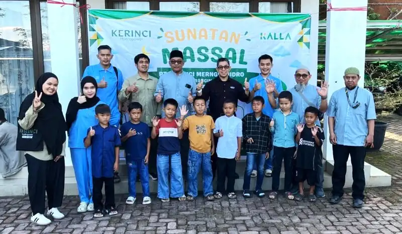 PLTA KMH Gelar Khitan Massal Gratis untuk 50 Anak Kerinci