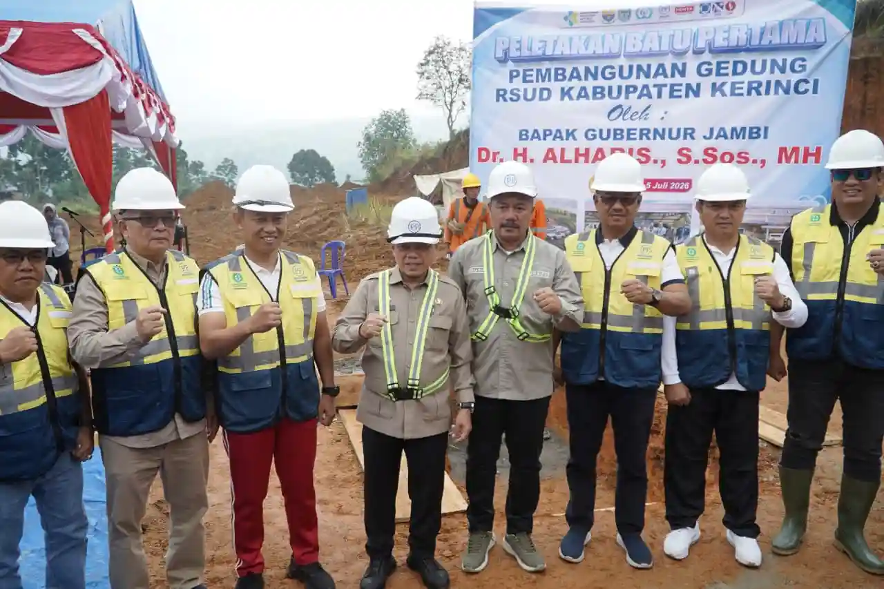 Peleetakkan Batu Pertama Pembangunan RSUD Kerinci