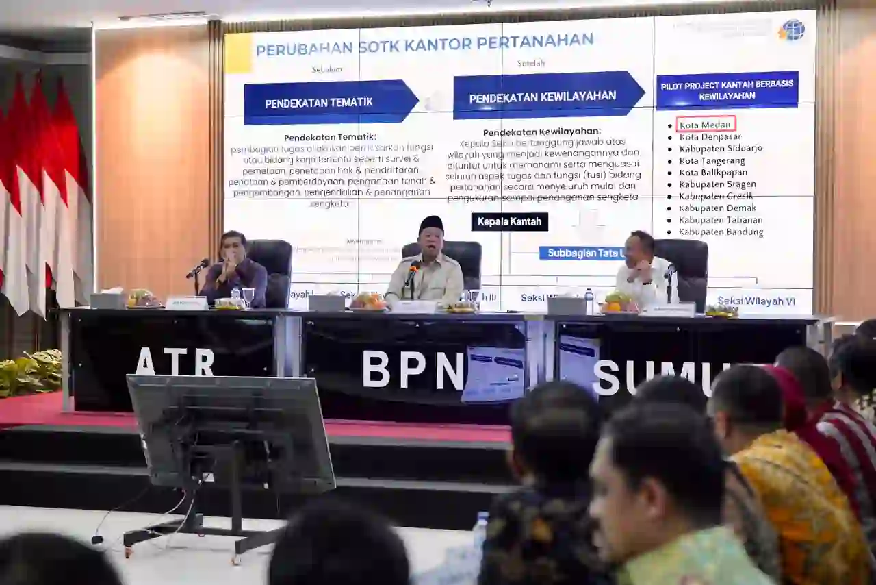 Menteri Nusron Minta BPN Sumut Utamakan Kemudahan Layanan Masyarakat