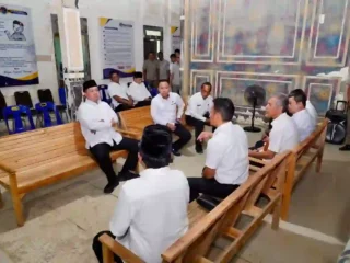 Menteri Nusron Tinjau Kantah Kabupaten Aceh Tamiang Pascabencana Hidrometeorologi Sumatera 2025