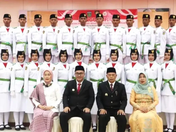 Daftar Nama 30 Anggota Paskibraka Kota Sungai Penuh 2026 dan Asal Sekolahnya