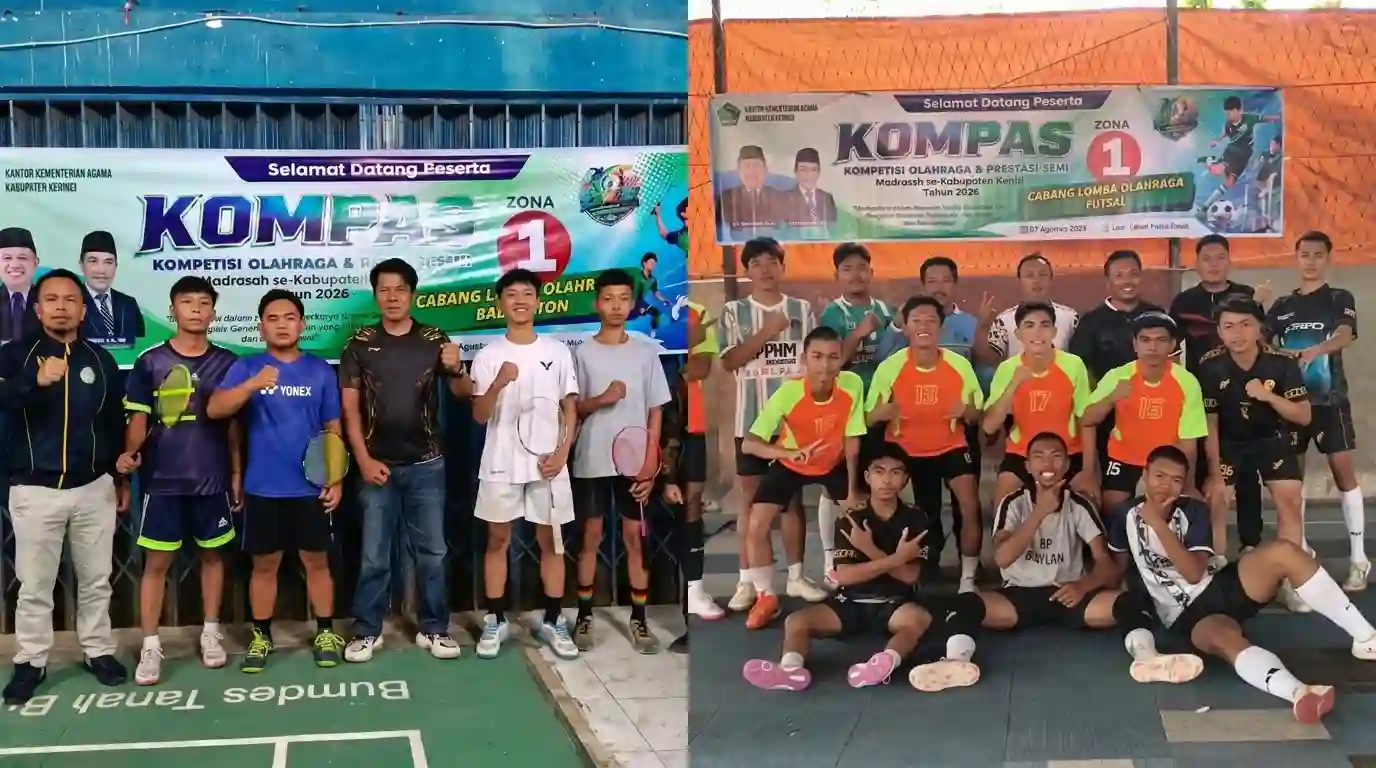 MAN 2 Kerinci Juara Badminton dan Futsal Kompas 2026