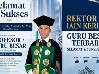 Rektor IAIN Kerinci Jafar Ahmad Resmi Raih Gelar Profesor