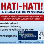 Waspada! Penipu Incar Calon Pensiunan PNS di Sungai Penuh lewat WhatsApp dan Tautan Palsu