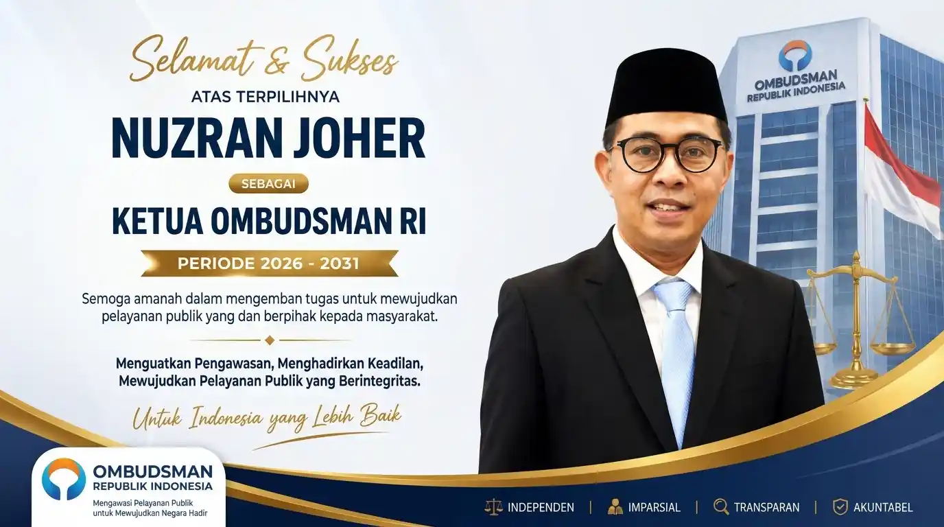 Profil Nuzran Joher Jadi Ketua Ombudsman RI