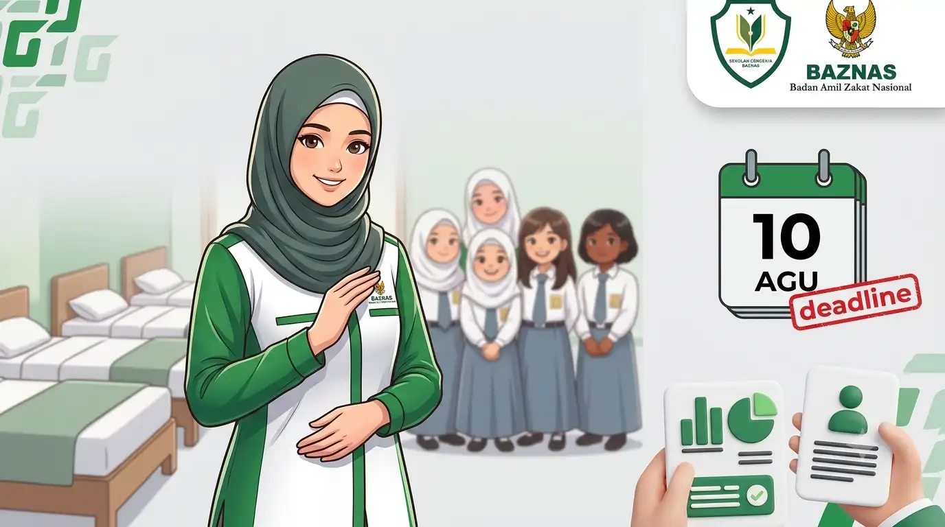 BAZNAS Buka Lowongan Pembina Asrama Putri 2026