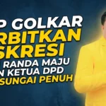 Direstui DPP GOLKAR, Hutri Randa Maju Sebagai Calon Ketua DPD GOLKAR Kota Sungai Penuh