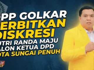 Direstui DPP GOLKAR, Hutri Randa Maju Sebagai Calon Ketua DPD GOLKAR Kota Sungai Penuh