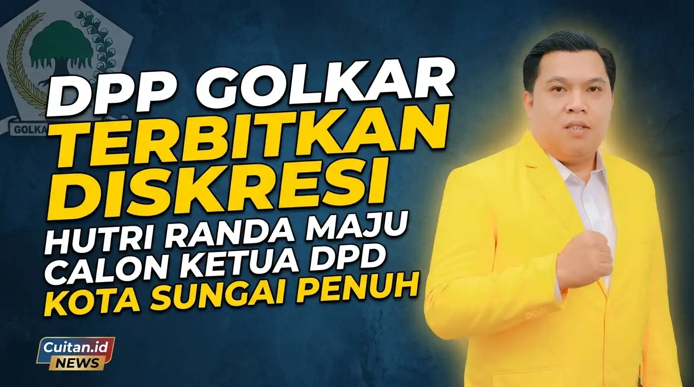Hutri Randa Maju Sebagai Calon Ketua DPD GOLKAR Kota Sungai Penuh