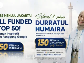 Durratul Humaira, Mahasiswi IAIN Kerinci Tembus Top 50 Google Student Ambassador 2026