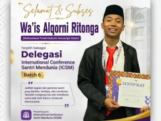 Wa’is Alqorni Ritonga, Mahasiswa IAIN Kerinci Lolos Jadi Delegasi Santri Mendunia Batch 6