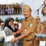 BAZNAS dan Pemkab Kerinci Salurkan Rp180 Juta Beasiswa serta Santunan Dhuafa