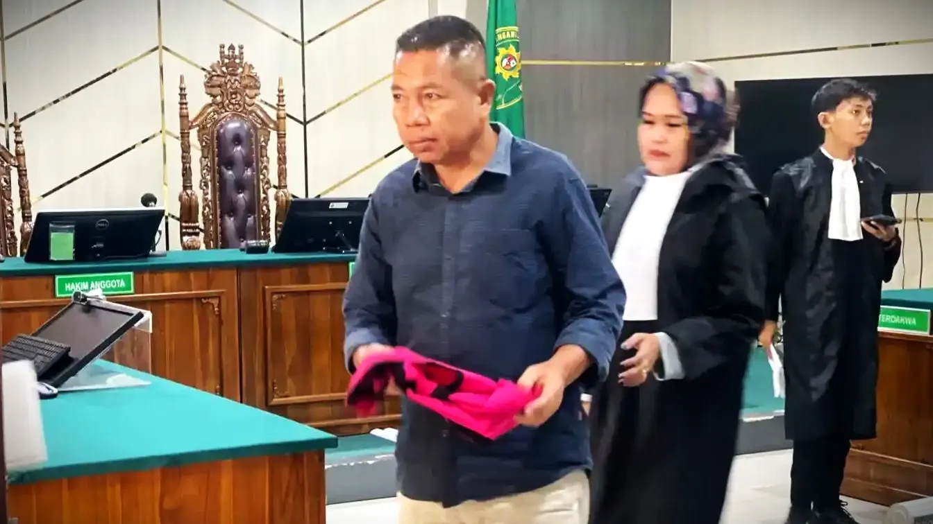 Mantan Kades Jasman Dituntut 3.5 Tahun Penjara
