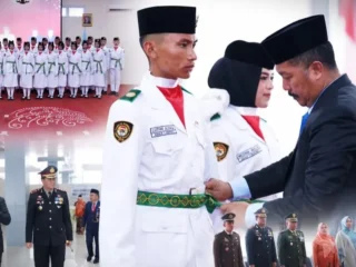 Bupati Monadi Resmi Kukuhkan Paskibraka Kerinci 2026, Pesankan Integritas dan Kekompakan