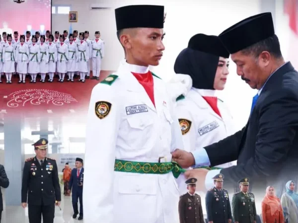 Bupati Monadi Resmi Kukuhkan Paskibraka Kerinci 2026, Pesankan Integritas dan Kekompakan