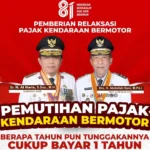 Pemprov Jambi Gelar Pemutihan Pajak Kendaraan: Cukup Bayar 1 Tahun, Bebas Denda