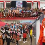 Wabup Murison Ajak Pelajar Kerinci Budayakan Hidup Sehat Lewat Senam Poco-Poco