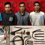 Ini Identitas Komplotan Pencuri Kabel Telkom Asal Sumbar Yang Ditangkap Polres Kerinci