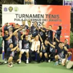 Kementerian ATR/BPN Raih Juara II Beregu Turnamen Tenis Piala Gubernur DKI Jakarta 2026