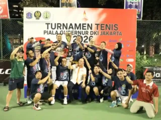Kementerian ATR/BPN Raih Juara II Beregu Turnamen Tenis Piala Gubernur DKI Jakarta 2026