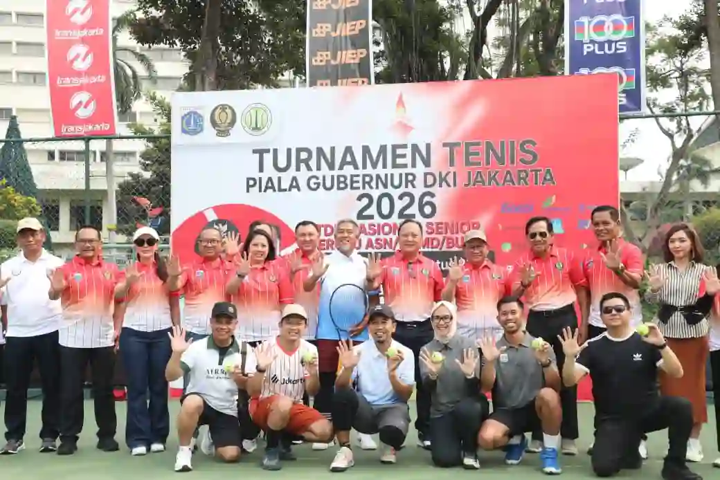 Kementerian ATR/BPN Berpartisipasi dalam Turnamen Tenis Piala Gubernur DKI Jakarta 2026