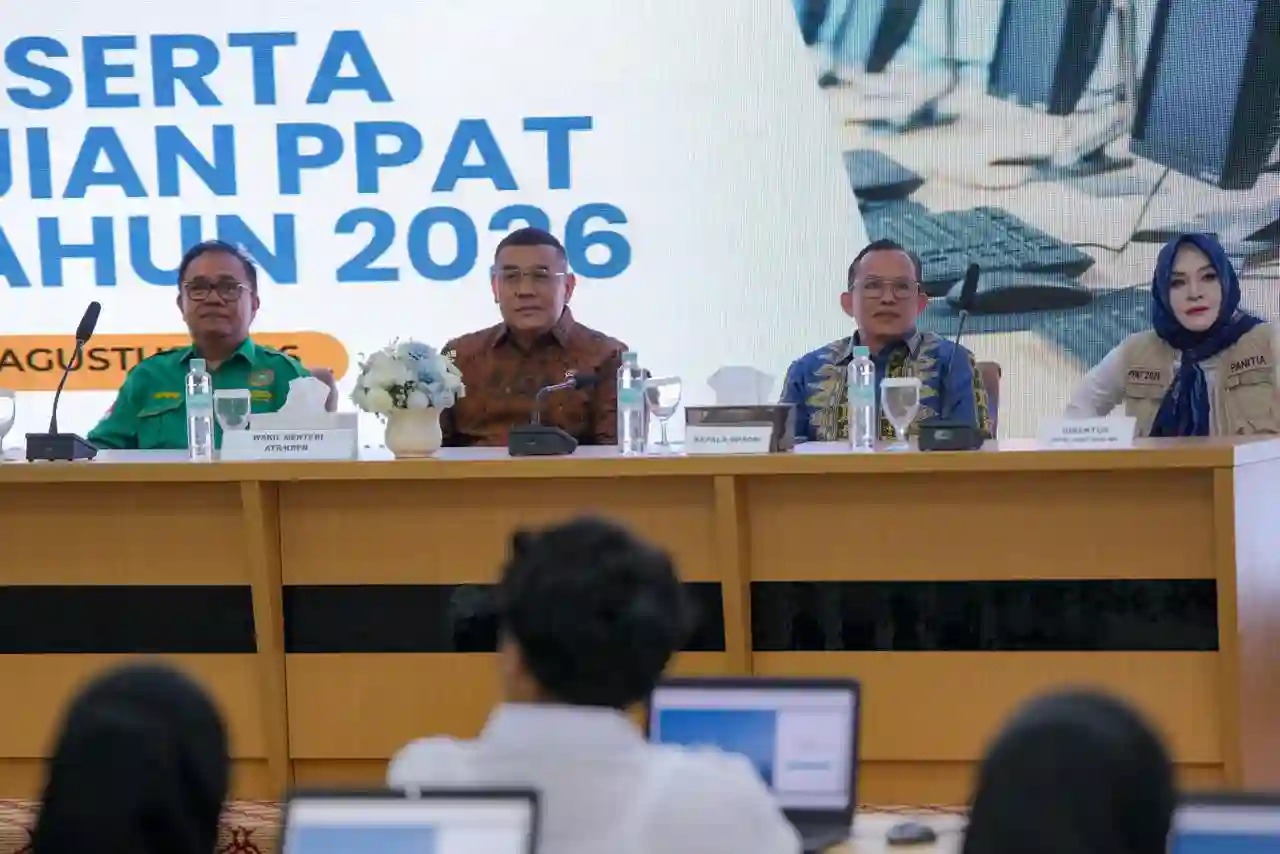 Wamen Ossy Buka Ujian PPAT 2026