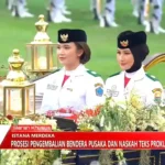 Nindya Eltsani, Siswi Sungai Penuh Pembawa Bendera Pusaka di Kirab Monas HUT RI ke-81