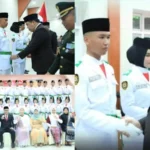 Pengukuhan Paskibraka Kota Sungai Penuh 2026
