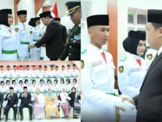 Pengukuhan Paskibraka Kota Sungai Penuh 2026