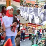 Meriah! Wako Alfin dan Wawako Azhar Buka Pawai HUT RI Ke - 81